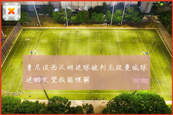 鲁尼谈西汉姆进球被判无效曼城球迷的失望我能理解
